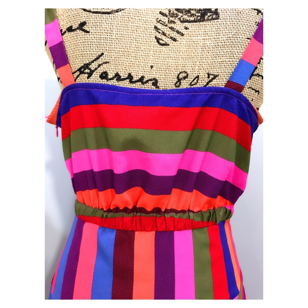 ❌SOLD❌A New Day Multi Colored Striped Dress Sash - Picture 5 of 7